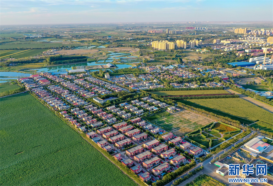 A scenic view of Changji Jingnei Fengsuiqun