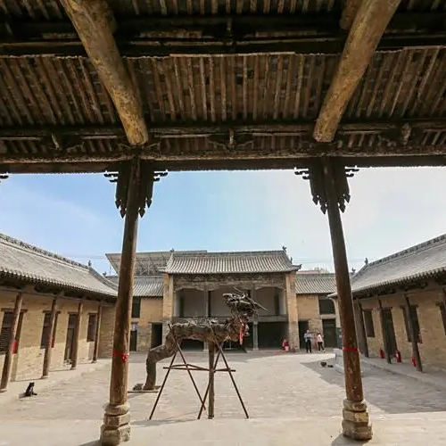 A scenic view of Changzhi Beiganquan Shengmu Temple