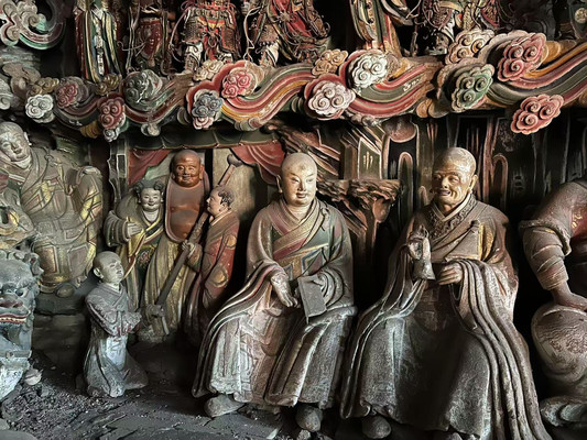 A scenic view of Changzhi Beishe Dayu Temple