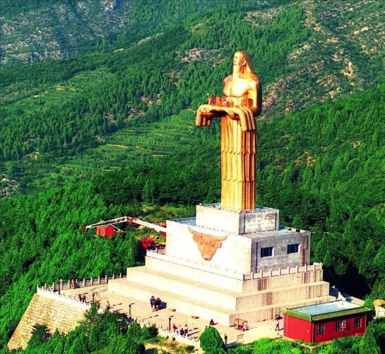 A scenic view of Changzhi Beishe Sanjun Temple