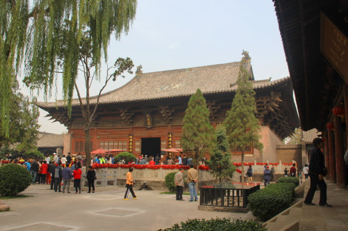 A scenic view of Changzhi Changzi Confucian Temple Hall