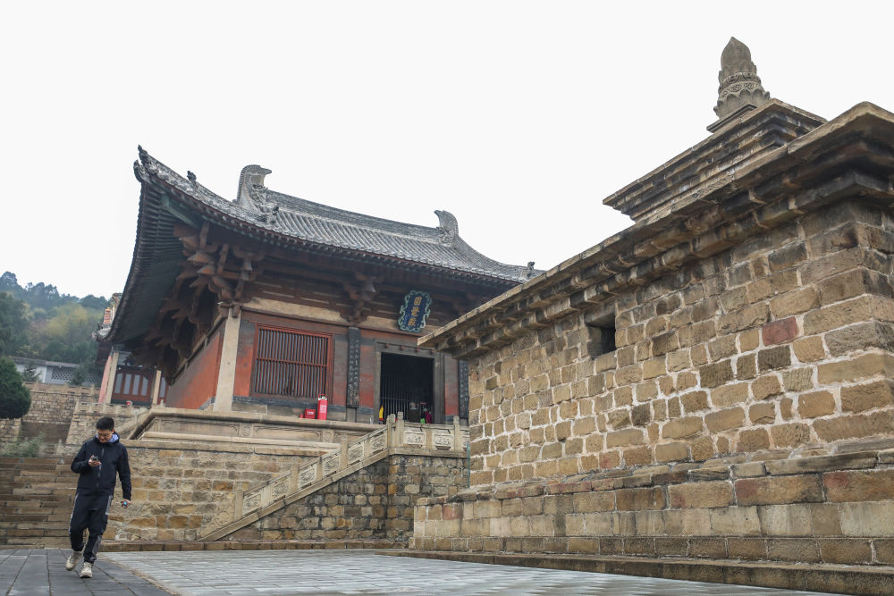 A scenic view of Changzhi Changzi Confucian Temple Hall