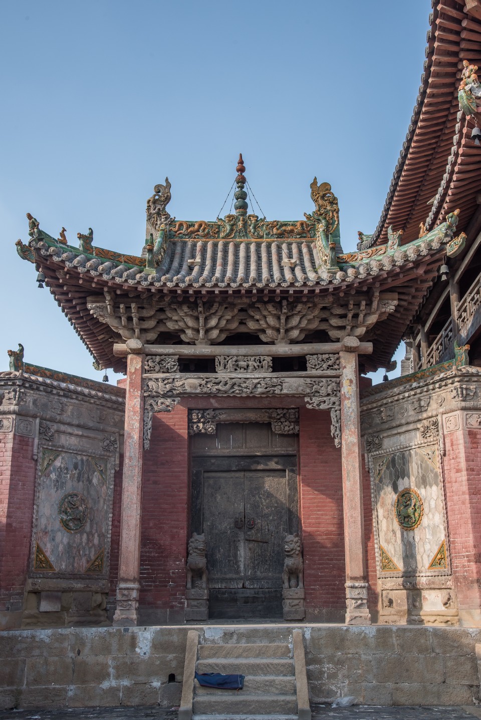 A scenic view of Changzhi Changzi Cuifujun Temple Hall