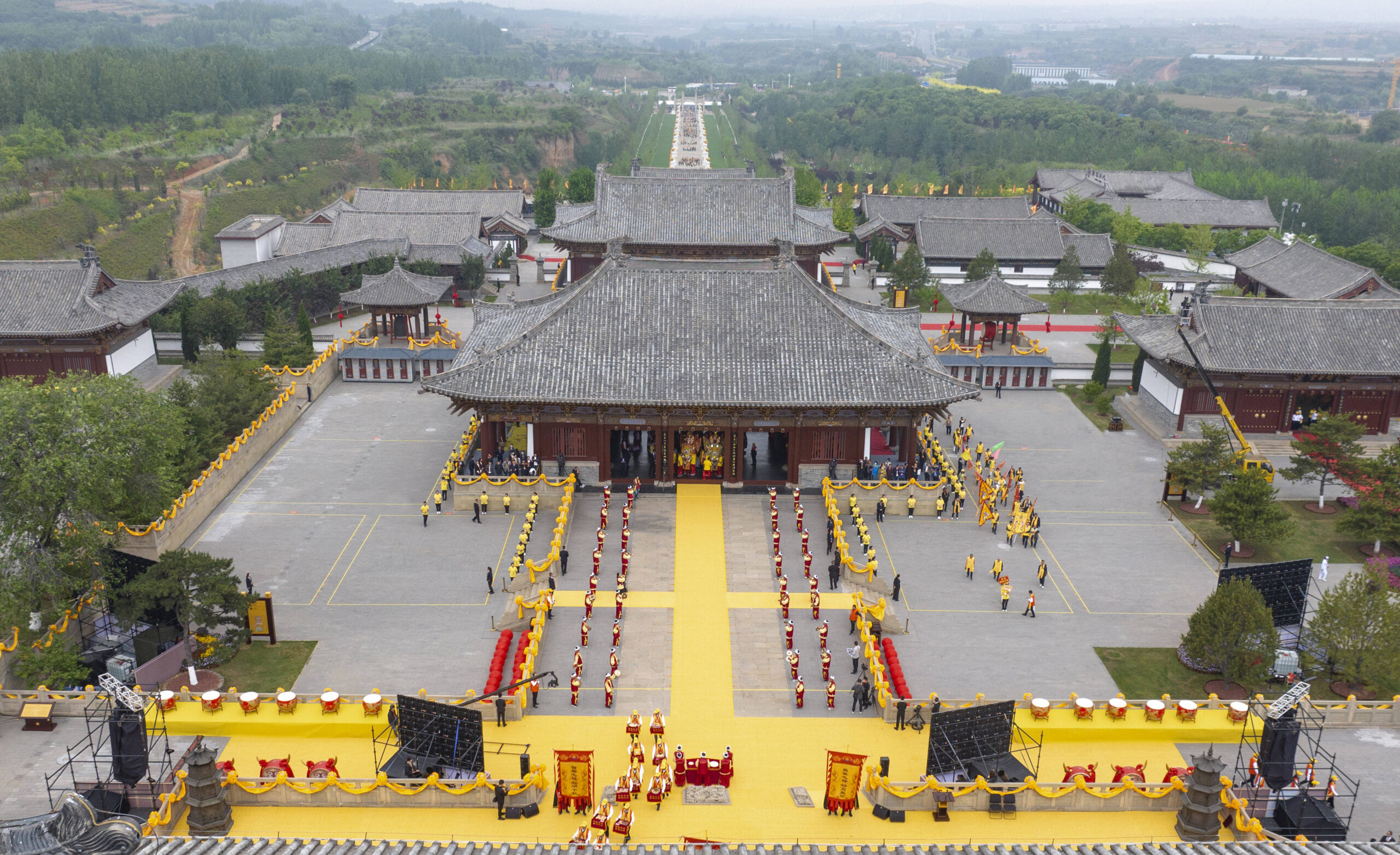 A scenic view of Changzhi Guancun Yandi Temple