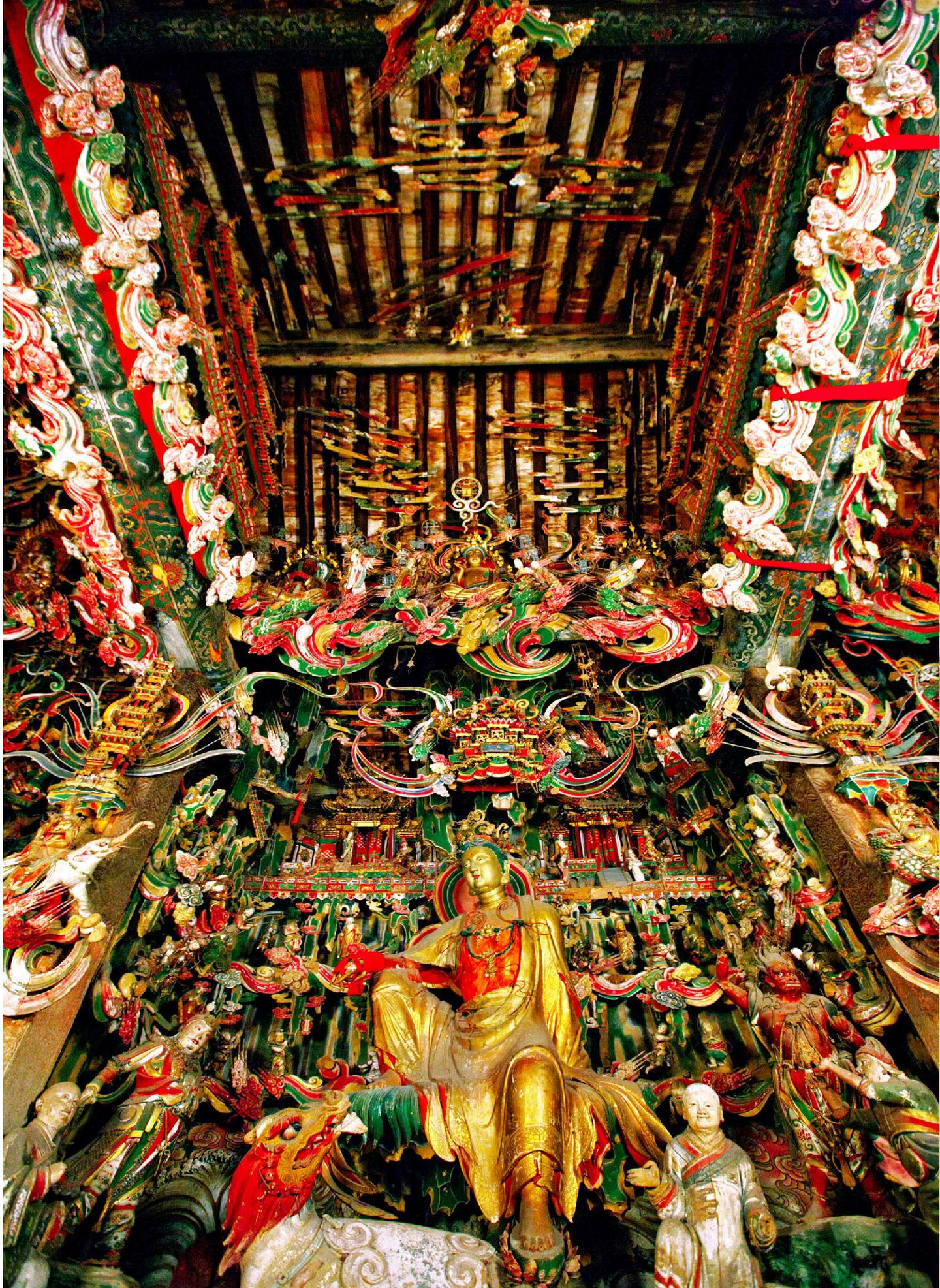 A scenic view of Changzhi Guanyin Tang