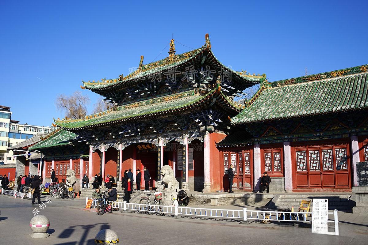 A scenic view of Changzhi Licheng Chenghuang Temple