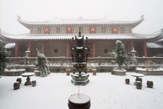 A scenic view of Changzhi Wuxiang Zhenru Temple