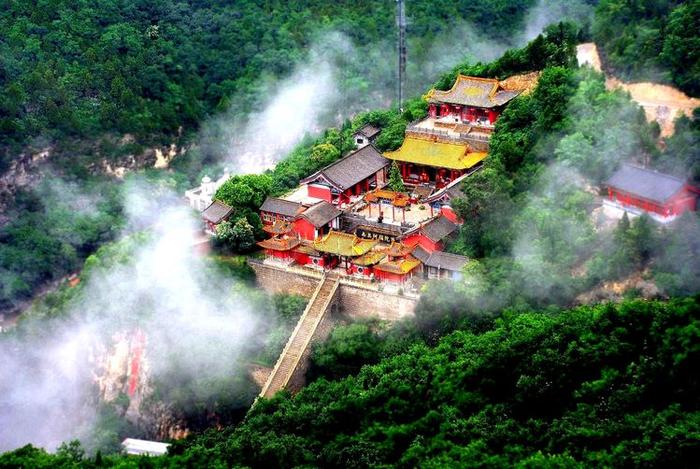 A scenic view of Changzhi Xianshi Heshang Relic Pagoda