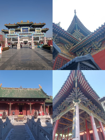 A scenic view of Changzhi Xincun Tianqi Wang Temple