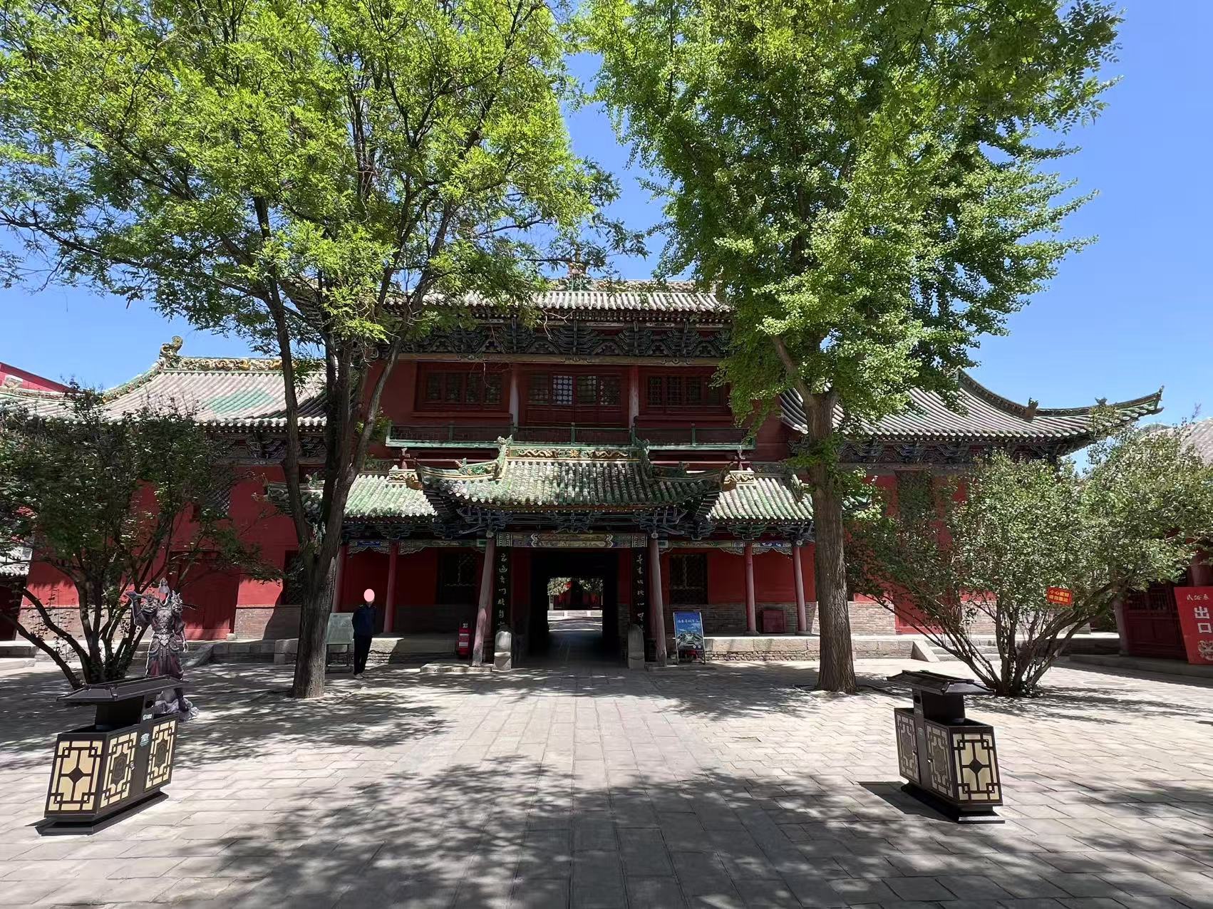 A scenic view of Changzhi Xiqing Bei Dayu Temple