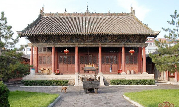 A scenic view of Changzhi Xishe Weigong Temple