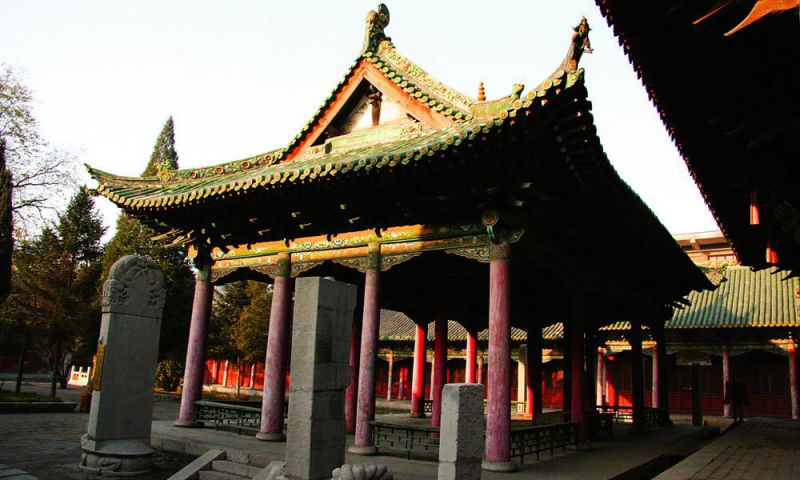 A scenic view of Changzhi Zhongzhang Fuxi Temple