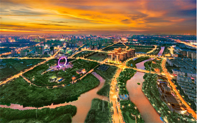 A scenic view of Changzhou Dayunhe Subitems
