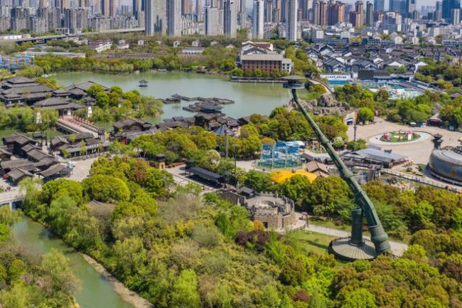 A scenic view of Changzhou Yancheng Yizhi