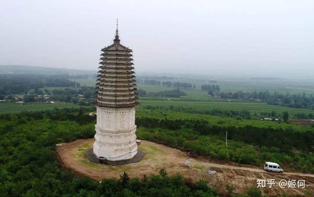 A scenic view of Chaoyang Balengguan Ta