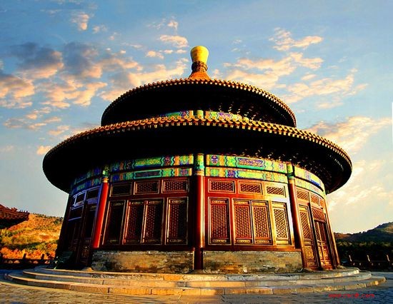A scenic view of Chengde Dingzicheng Site