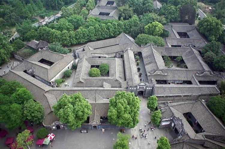 A scenic view of Chengdu Dayi Liushi Zhuangyuan