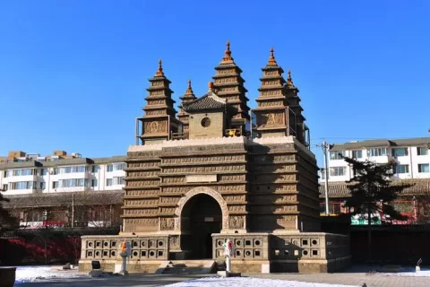 A scenic view of Chifeng Huifusi