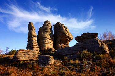 A scenic view of Chifeng Keshiketengyanhuaqun