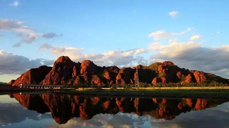 A scenic view of Chifeng Raozhouguchengzhi