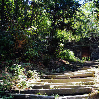 A scenic view of Chizhou Jugenguan Guhui Dao