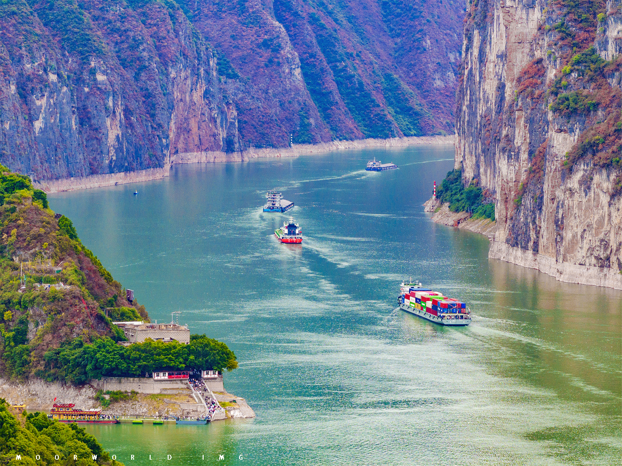 A scenic view of Chongqing Baidicheng