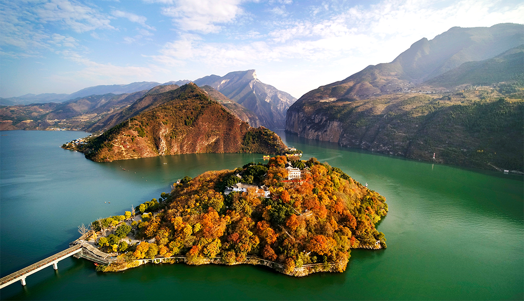 A scenic view of Chongqing Baidicheng Yizhi