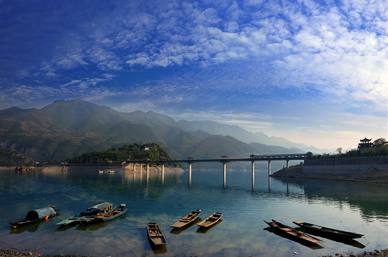 A scenic view of Chongqing Baidicheng Yizhi