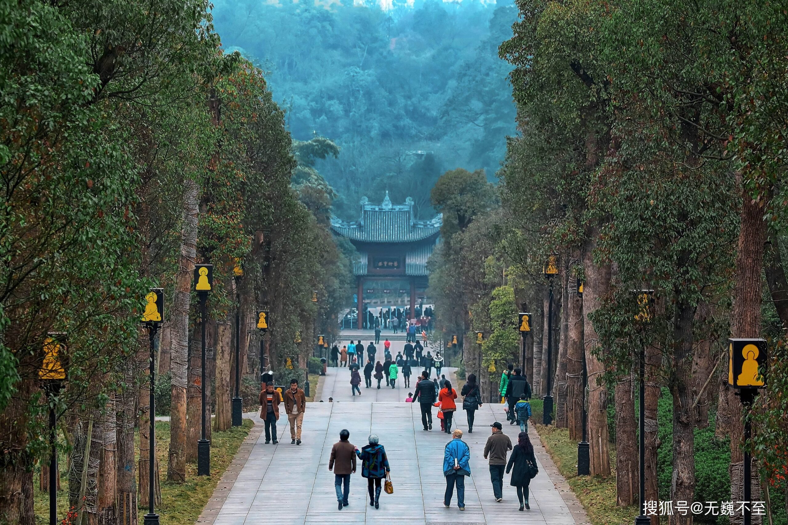 A scenic view of Chongqing Nanshan Moya Zaoxiang