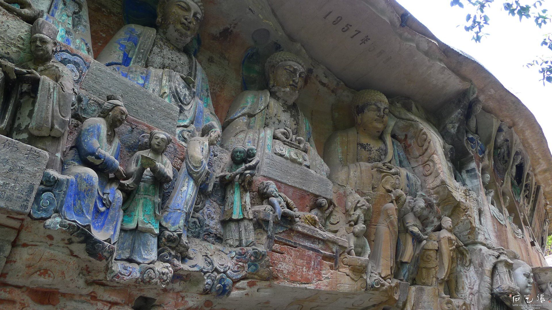 A scenic view of Chongqing Nanshan Moya Zaoxiang