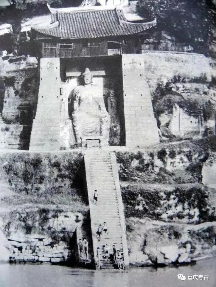 A scenic view of Chongqing Shimen Dafosi Moya Zaoxiang