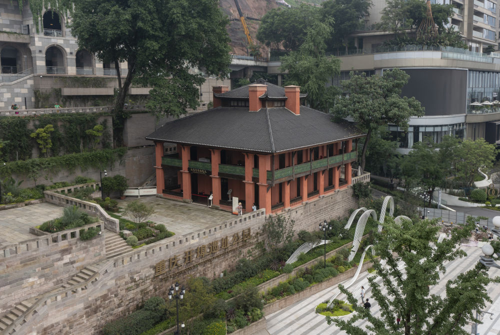 A scenic view of Chongqing Yindu Zhuanyuan Gongshu Jiuzhi