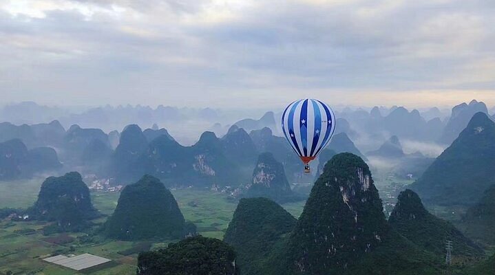 A scenic view of Chongzuo Liancheng Yaosai Yizhi Youyiguan
