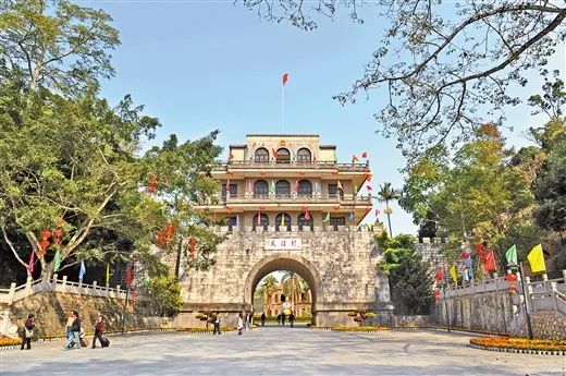 A scenic view of Chongzuo Liancheng Yaosai Yizhi Youyiguan