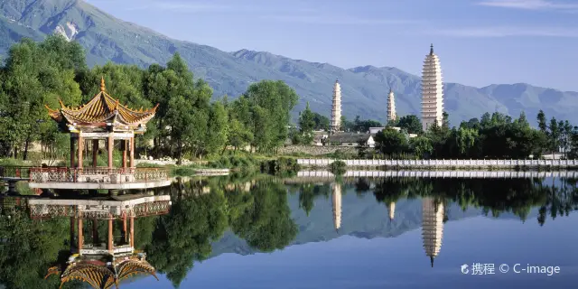A scenic view of Dali Deyuan Gucheng Yizhi