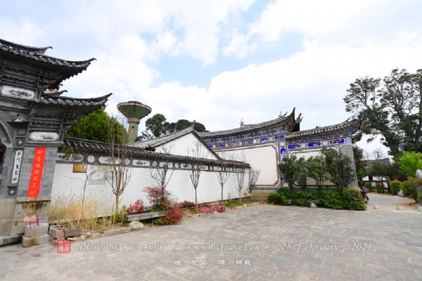 A scenic view of Dali Xizhou Baizu Gujianzhuqun