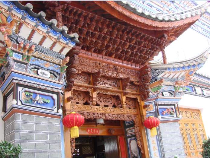 A scenic view of Dali Xizhou Baizu Gujianzhuqun