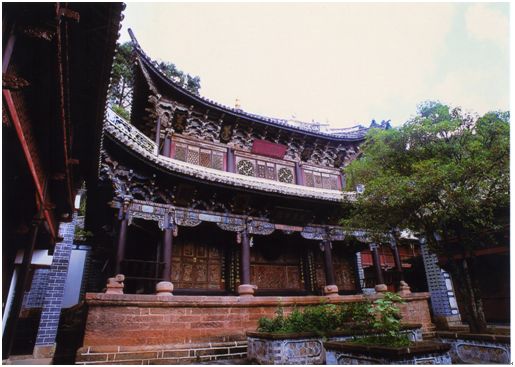 A scenic view of Dali Zhoucheng Wenmiao He Wumiao