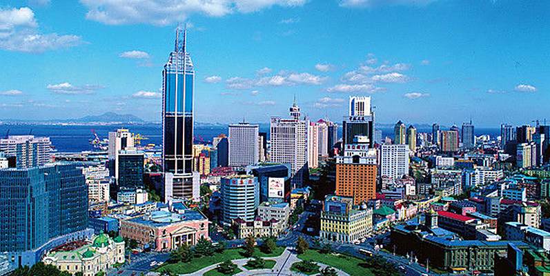 A scenic view of Dalian Shuangtuozi Yizhi