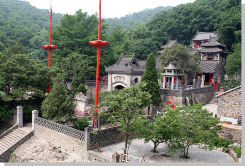 A scenic view of Dalian Weibashan Cheng