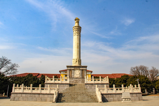 A scenic view of Dalian Zhongsu Youyi Jinianta