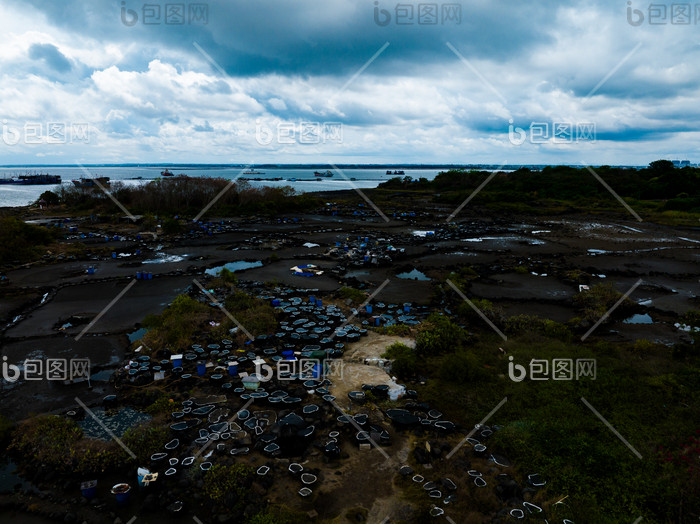 A scenic view of Danzhou Yangpu Yantian