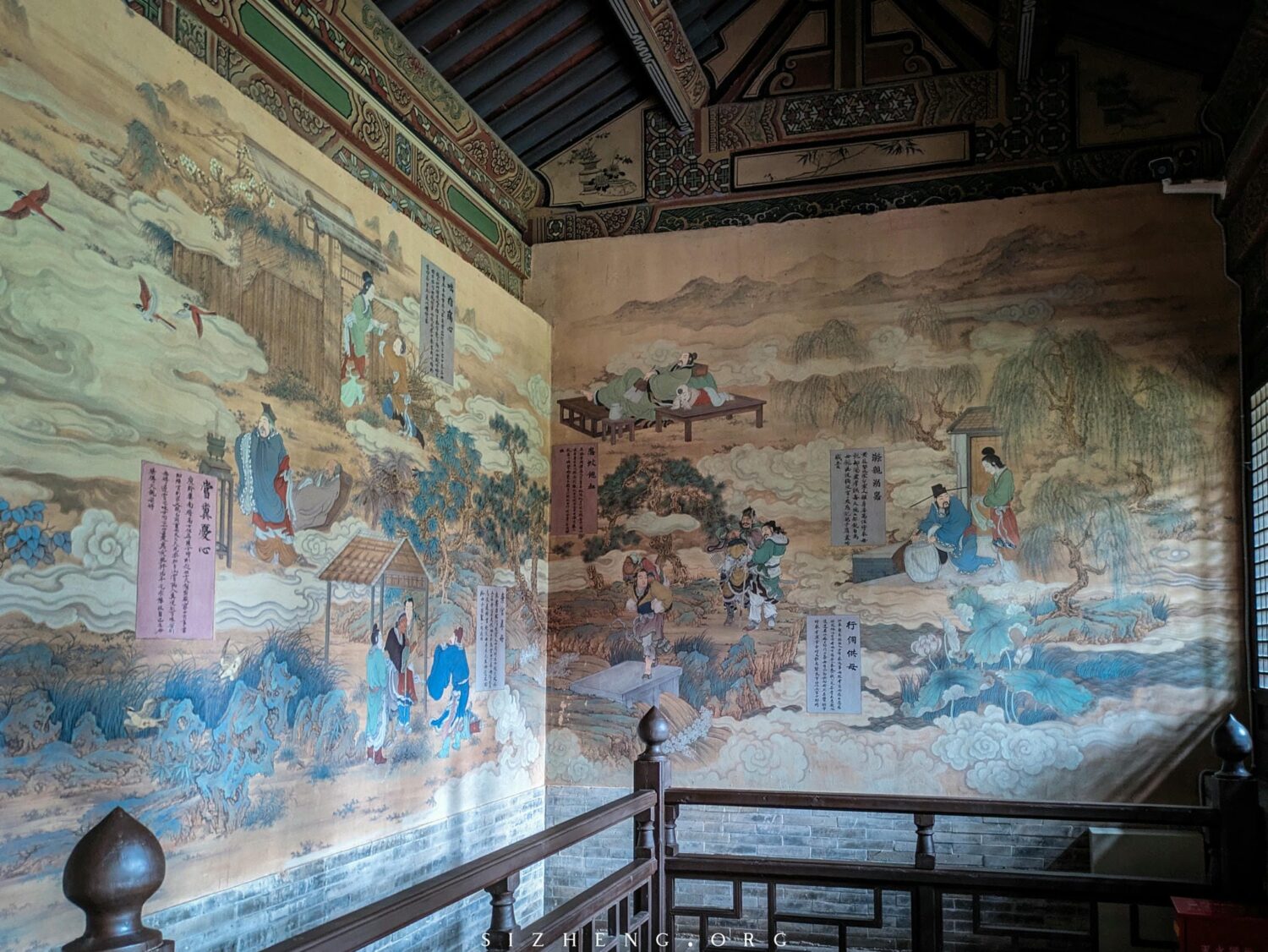 A scenic view of Datong Guandi Temple Hall