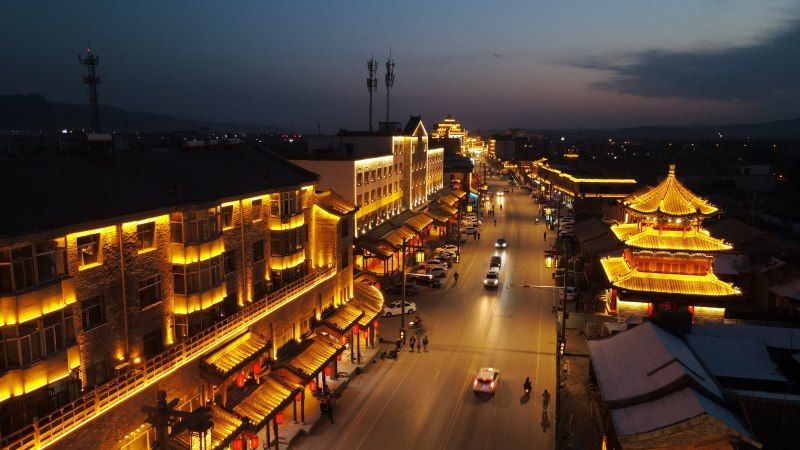 A scenic view of Datong Hunyuan Confucian Temple