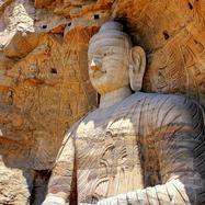 A scenic view of Datong Jingzhuang Dayun Temple Hall