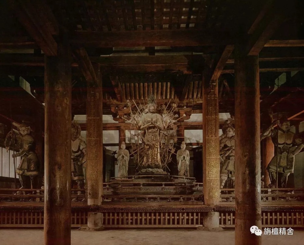 A scenic view of Datong Jingzhuang Dayun Temple Hall
