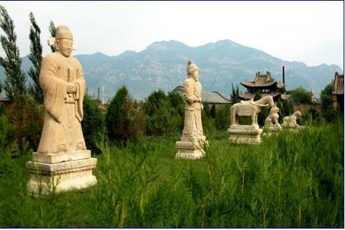 A scenic view of Datong Li Yumei Tomb
