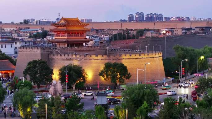 A scenic view of Datong Pingcheng Ruins