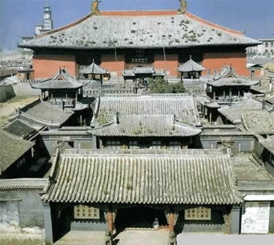 A scenic view of Datong Pingcheng Xingguo Temple