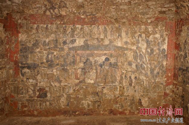 A scenic view of Datong Shaliangpo Tomb Group